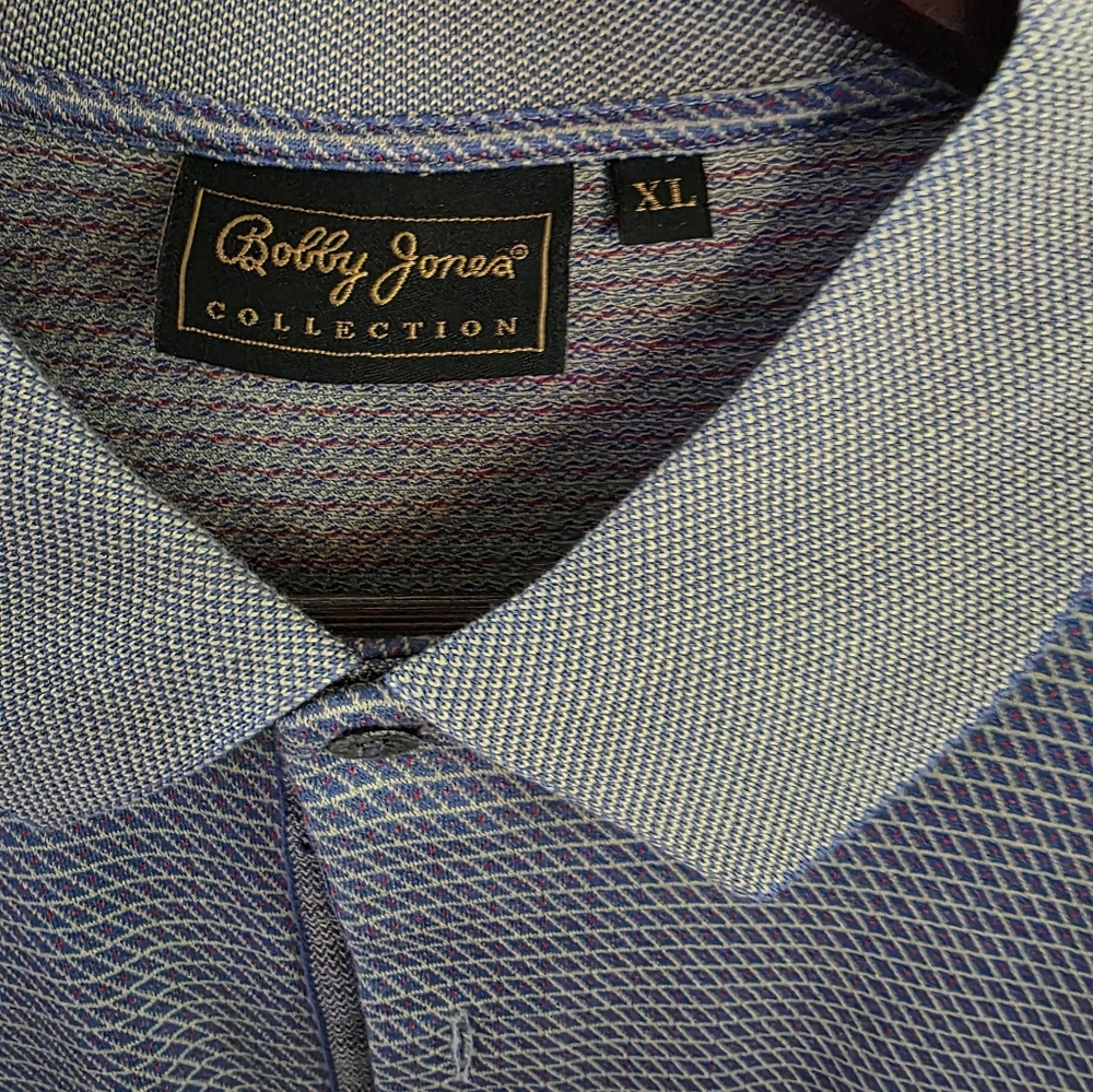 Golf Master's Bobby Jones Blue Men's Shirt XL